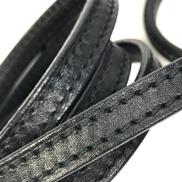 GUCCI 007.090.0234 Mini Shoulder Bag Leather Women's Black - Picture 6 of 15